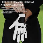 Men's Golf Gloves 3 Pack with Ball Marker