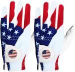Men's Golf Gloves with Ball Marker - 2 Pack