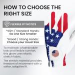 Men's Golf Gloves with Ball Marker - 2 Pack