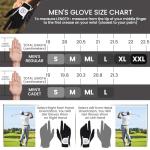 FINGER TEN Men's Premium Rain Golf Gloves - 1 Pair