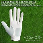 Men's Golf Gloves 3 Pack with Ball Marker