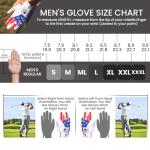 Men's Golf Gloves with Ball Marker - 2 Pack