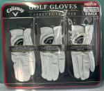 Callaway Cabretta Leather Golf Gloves 3-Pack