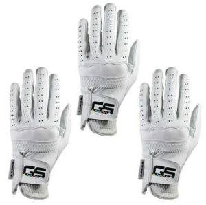 Men's Premium Cabretta Leather Golf Gloves - 3-Pack