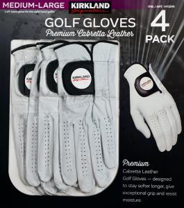 Kirkland Signature Premium Cabretta Leather Golf Gloves