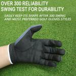 Men's Left-Hand Golf Gloves 3-Pack All Weather