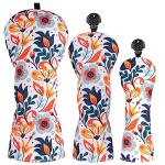 Floral Golf Club Headcovers - 3 Pack Set