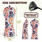 Floral Golf Club Headcovers - 3 Pack Set
