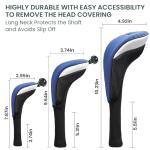 FINGER TEN Golf Club Head Covers Set of 5