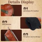 Classic Brown Golf Club Driver Head Cover Set