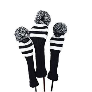 Hauni Stripes Golf Club Head Covers Set of 3