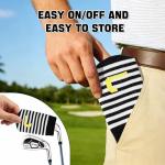 PGM 10-Pack Golf Iron Head Covers - Black