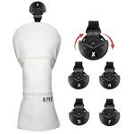 Premium Leather Golf Club Headcovers with Embroidery