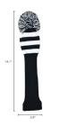 Hauni Stripes Golf Club Head Covers Set of 3