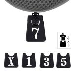 Andux 4 Mesh Golf Club Head Covers with Tags