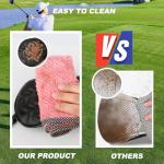 4pcs Golf Club Head Covers with Tags - Black