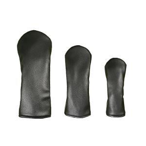 Black Golf Club Head Covers for Driver & Woods