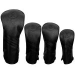 Vintage Leather Golf Club Head Covers Set