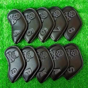 Skull Skeleton Black Golf Club Head Covers