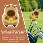 Capybara Golf Club Head Cover - Funny Plush Design