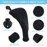 3-Piece Golf Club Head Covers Set for Drivers