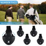 3-Piece Golf Club Head Covers Set for Drivers