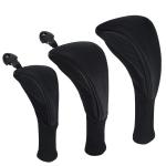 3-Piece Golf Club Head Covers Set for Drivers