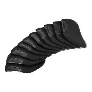 10-Pack Golf Club Iron Head Covers with Windows