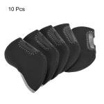 10-Pack Golf Club Iron Head Covers with Windows