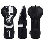 Golf Skull Head Cover for Driver & Woods