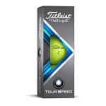Titleist Tour Speed Yellow Golf Balls - 12 Pack