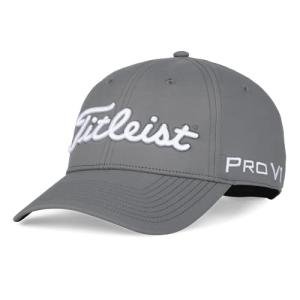 Titleist Men's Tour Performance Hat - Charcoal/White