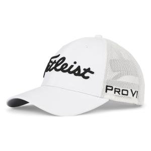 Titleist Tour Performance Mesh Golf Cap, White/Black