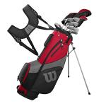 Wilson Men's Complete Golf Set - Right Handed, Red