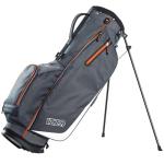 Izzo Golf Ultra-Lite Stand Bag - Grey/Orange
