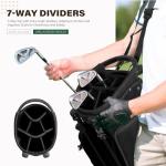 UNIHIMAL Lightweight Golf Stand Bag with Dividers