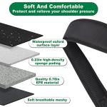 Adjustable Padded Golf Bag Strap with Hooks