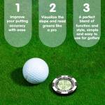 SlopeMaster ProGreen Golf Ball Marker and Reader
