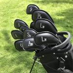 12pcs Thick Synthetic Leather Golf Iron Head Covers