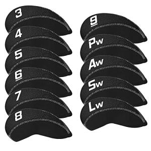 11-Piece Neoprene Iron Headcover Set - Black