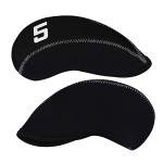 11-Piece Neoprene Iron Headcover Set - Black