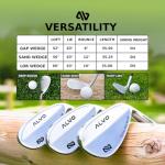 ALVO GOLF Premium 52, 56, 60 Wedge Sets