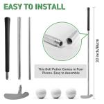 QPPKI 33" Two-Way Golf Putter Combo Set