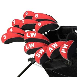 USA Flag Neoprene Golf Iron Head Covers - 10 Pack