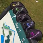 12-Piece Black Leather Golf Iron Head Covers Set