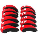 USA Flag Neoprene Golf Iron Head Covers - 10 Pack