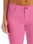 Hot Pink Butt Lift Stretch Capri Jeans for Women