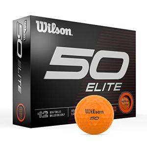 Wilson Fifty Elite Orange Golf Balls - 12 Pack