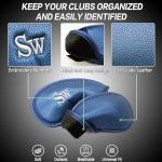 Stylish 12-Piece Golf Iron & Wedge Head Covers