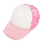 DALIX Two Tone Pink and White Trucker Hat